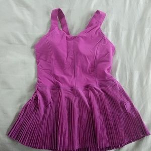 Lululemon Pink Pleated Top